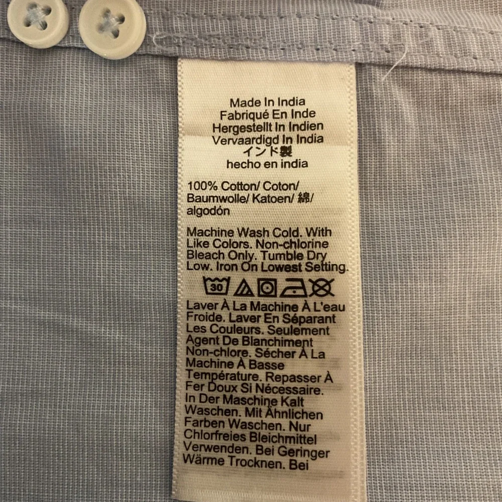 J. Crew Light Blue Button Down Shirt - Picture 7 of 8